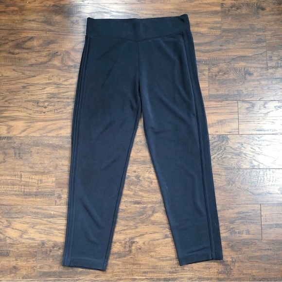 Athleta • Serenity Pant black modal knit lounge high rise cropped tapered slim - Picture 4 of 12